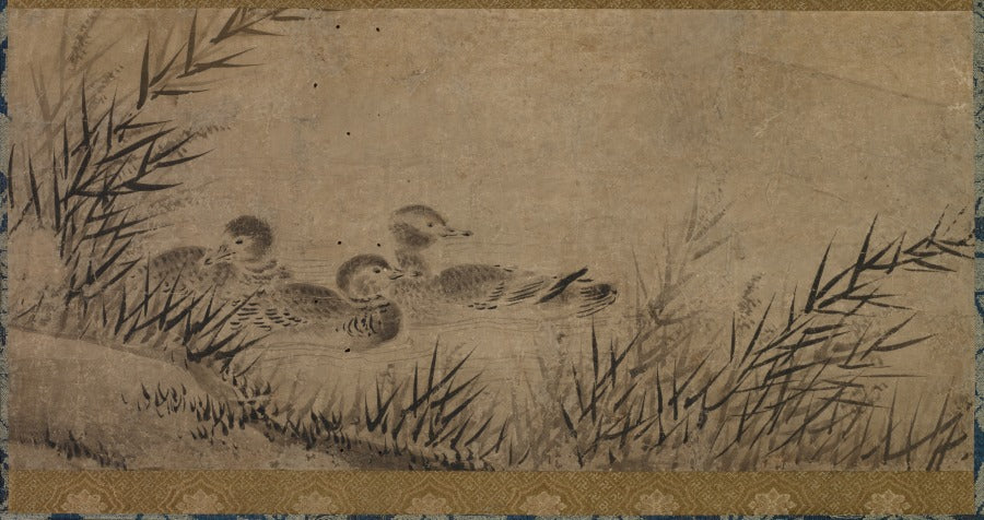 Ducks and Reeds by  - Classic Art canvas print