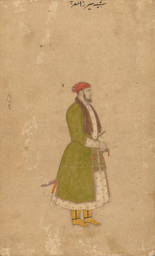Portrait of the Courtier Mirza Muizz by  - Classic Art canvas print