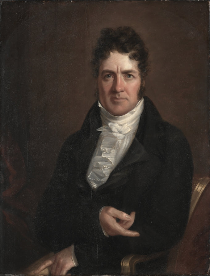 Thomas Abthorpe Cooper by John Wesley Jarvis (American, born England, 1781–1840) - Classic Art canvas print