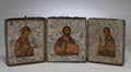 Triptych with Christ, the Virgin, and St. John the Evangelist by  - Classic Art canvas print