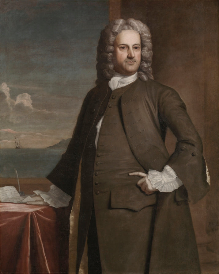 Charles Apthorp by Robert Feke (American, born The Thirteen Colonies, c. 1707–c. 1752) - Classic Art canvas print