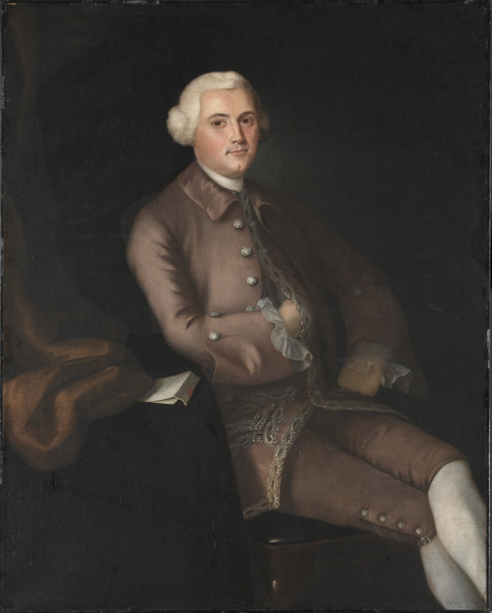 John Browne by Joseph Blackburn (British, c. 1730–1787) - Classic Art canvas print