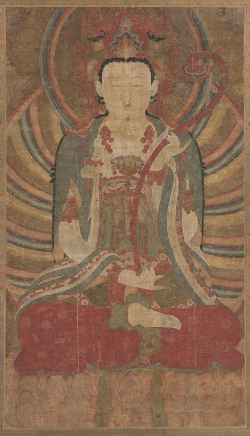 Seated Manjusri by  - Classic Art canvas print