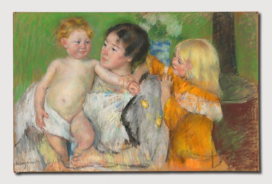 After the Bath by Mary Cassatt (American, 1844–1926) - Impressionist canvas print