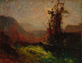 Crmieu, Seen from Chaillonnette by François-Auguste Ravier (French, 1814–1895) - Classic Art canvas print