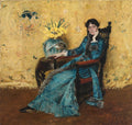 Portrait of Dora Wheeler by William Merritt Chase (American, 1849–1916) - Classic Art canvas print