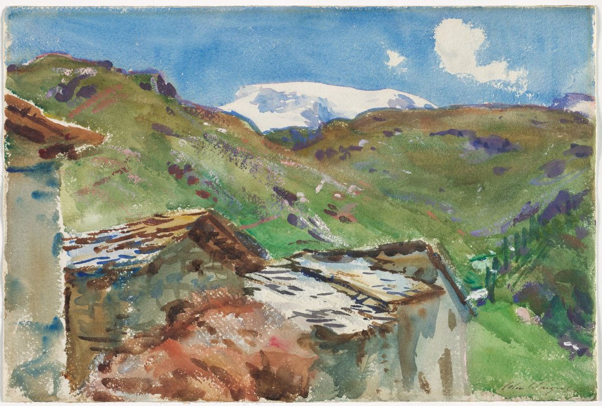 In Austrian Tyrol by John Singer Sargent (American, born Italy, 1856–1925) - Classic Art canvas print