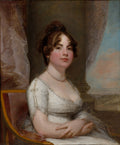 Elizabeth Beltzhoover Mason by Gilbert Stuart (American, born The Thirteen Colonies, 1755–1828) - Classic Art canvas print