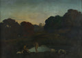 Pastoral Scene by René Ménard (French, 1862–1930) - Classic Art canvas print
