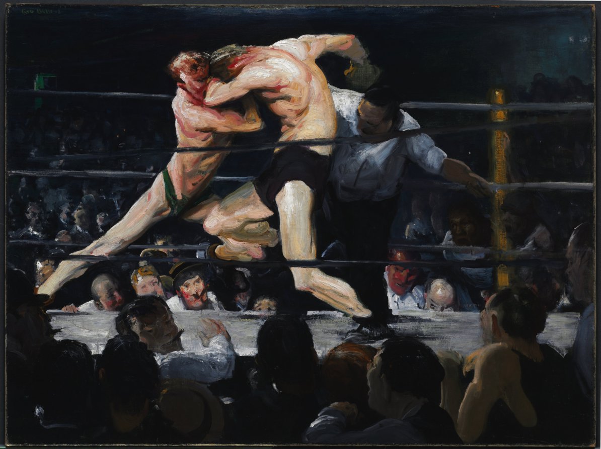 Stag at Sharkey's by George Bellows (American, 1882–1925) - Classic Art canvas print