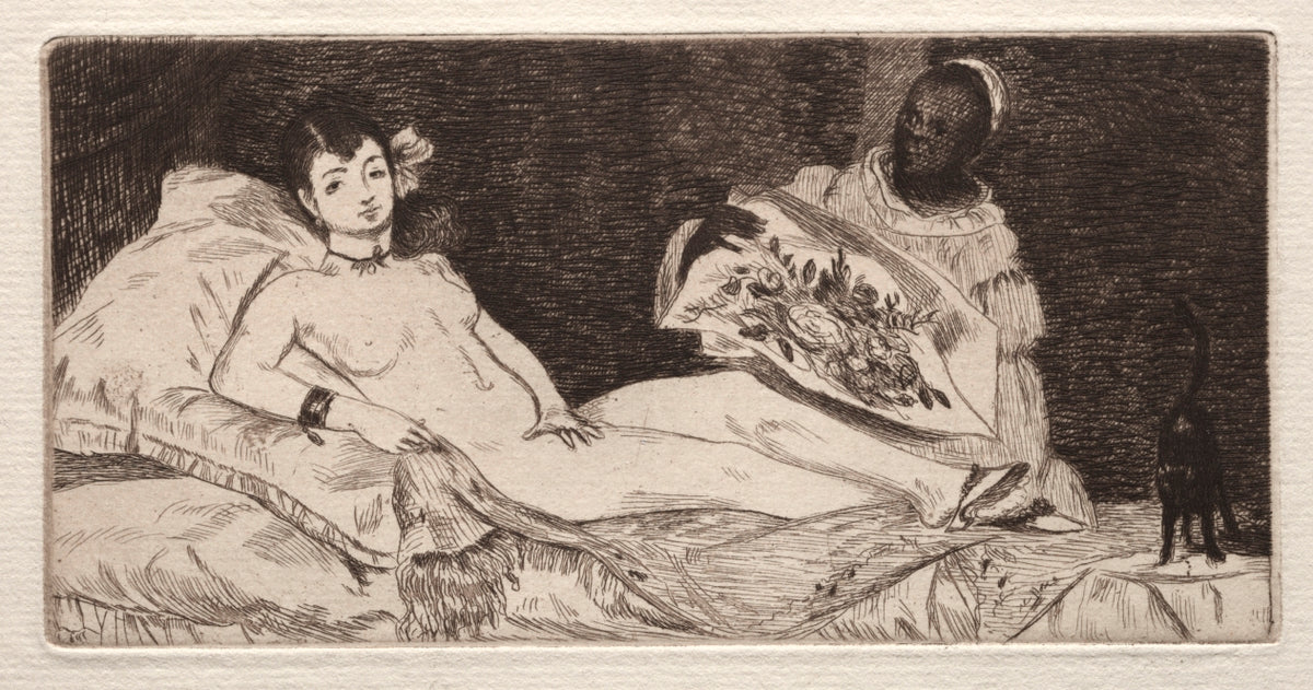 Olympia by Édouard Manet (French, 1832–1883) - Impressionist canvas print