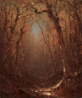 Autumn, a Wood Path by Sanford Robinson Gifford (American, 1823–1880) - Classic Art canvas print