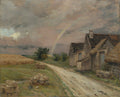 The Rainbow, Achres la Fort by Jean-Charles Cazin (French, 1841–1901) - Classic Art canvas print
