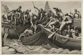 The Haul of Monstrous Fish by Adamo Scultori (Italian, c. 1530–1585) - Classic Art canvas print