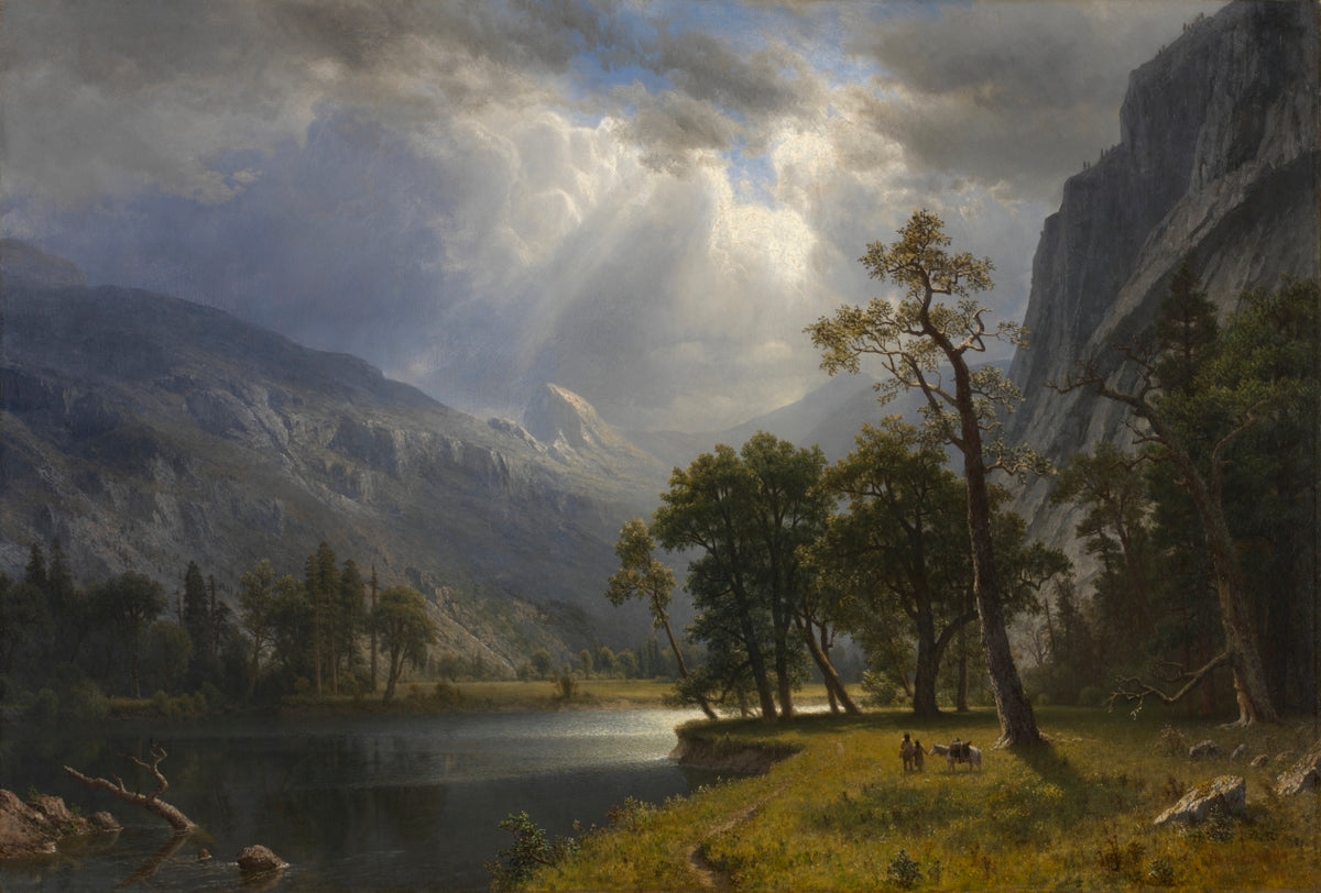 Mount Starr King, Yosemite by Albert Bierstadt (American, born Prussia [now Germany], 1830–1902) - Classic Art canvas print