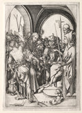 The Passion Christ Before Annas by Martin Schongauer (German, c. 1450–1491) - Classic Art canvas print