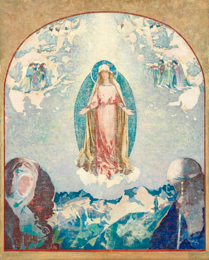 Rosa Mystica by Augustus Vincent Tack (American, 1870–1949) - Classic Art canvas print