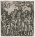 Allegory of Carnal Love by Cristofano Robetta (Italian, 1462–1534) - Classic Art canvas print