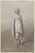 Pierrot by Paul Gavarni (French, 1804–1866) - Classic Art canvas print