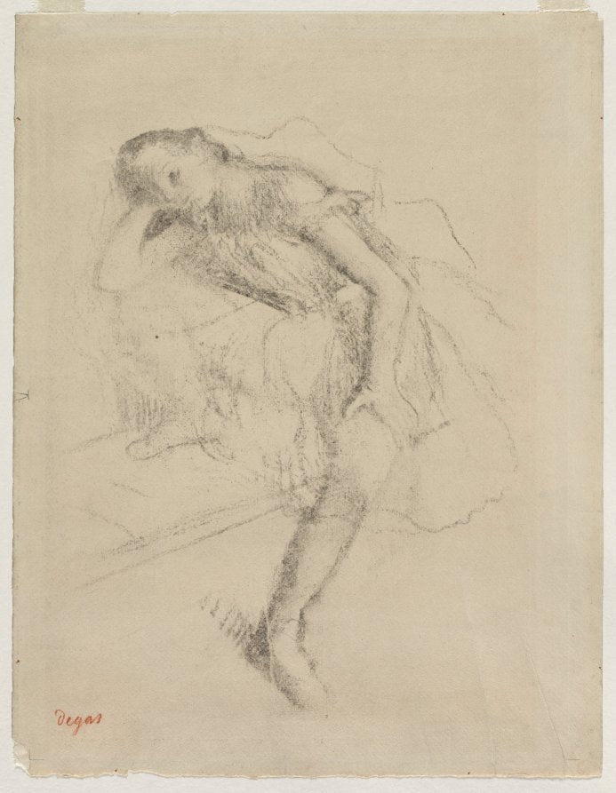 Dancer at Rest by Edgar Degas (French, 1834–1917) - Impressionist canvas print