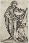 St. Martin by Martin Schongauer (German, c. 1450–1491) - Classic Art canvas print