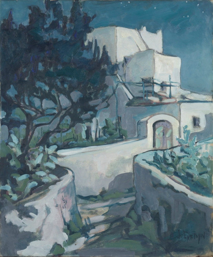 Italian Night, Capri by William Joseph Eastman (American, 1888–1950) - Classic Art canvas print