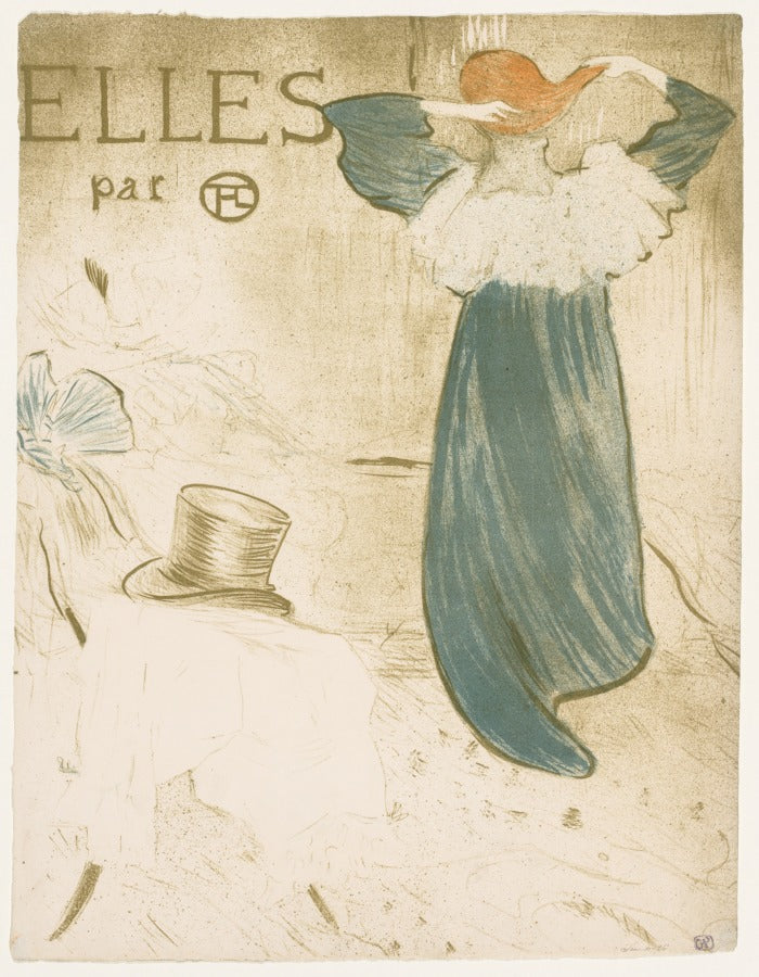 Elles by Henri de Toulouse-Lautrec (French, 1864–1901) - Post-Impressionist canvas print