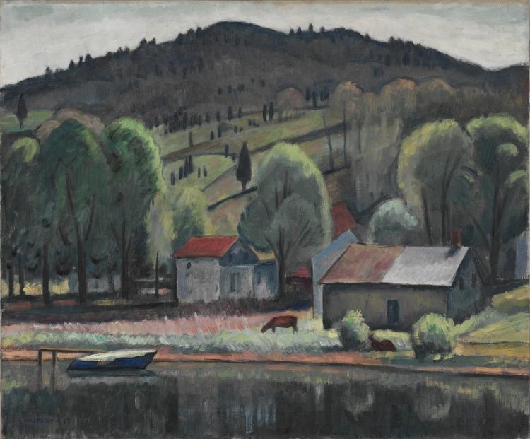 Eddyville by Samuel Halpert (American, born Russian Empire [now Poland], 1884–1930) - Classic Art canvas print