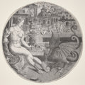 Naked Woman and a Dragon by Allaert Claesz. (Netherlandish, active c. 1520–26) - Classic Art canvas print