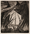 Sails and a Vista by Orville Houghton Peets (American, 1884–1968) - Classic Art canvas print