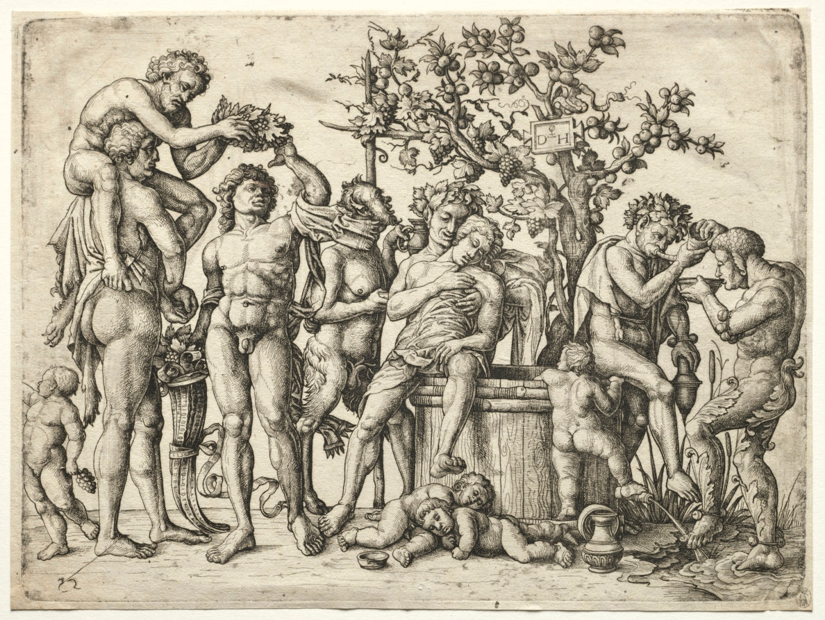 The Bacchanal by Daniel Hopfer (German, c. 1470–1536) - Classic Art canvas print