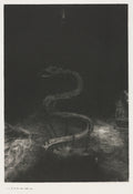 And Bound Him a Thousand Years by Odilon Redon (French, 1840–1916) - Symbolist canvas print