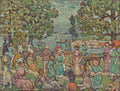 On the Beach, No. 3 by Maurice Prendergast (American, born Newfoundland [now Canada], 1858–1924) - Classic Art canvas print