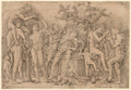 Bacchanal with a Wine Vat by Andrea Mantegna (Italian, about 1431–1506) - Classic Art canvas print