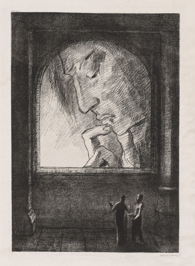 Light by Odilon Redon (French, 1840–1916) - Symbolist canvas print