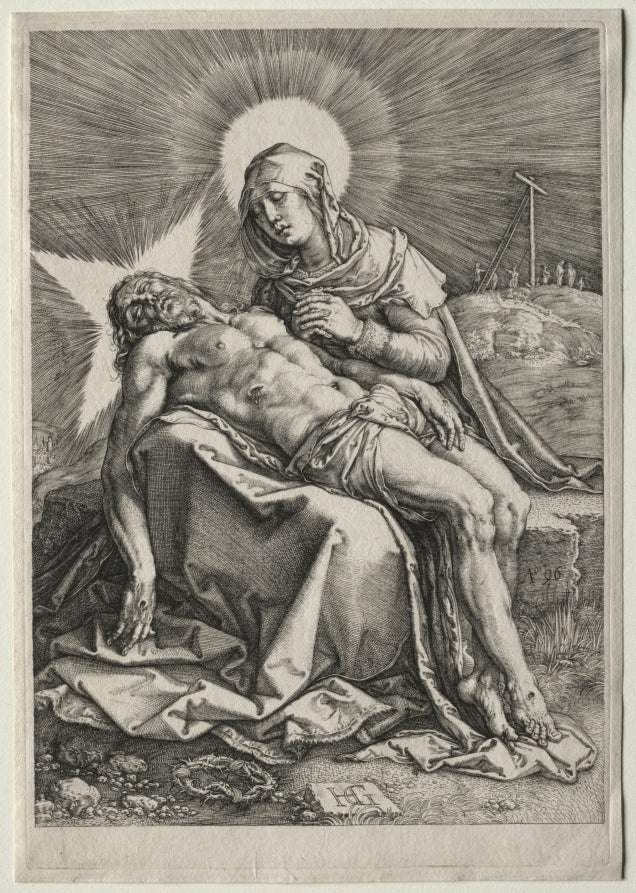 Piet by Hendrick Goltzius (Dutch, 1558–1617) - Classic Art canvas print