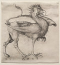 The Griffin by Martin Schongauer (German, c. 1450–1491) - Classic Art canvas print