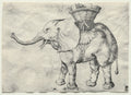 An Elephant with Howdah by Martin Schongauer (German, c. 1450–1491) - Classic Art canvas print