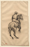 The Jockey by Edgar Degas (French, 1834–1917) - Impressionist canvas print