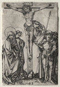 Christ on the Cross by Martin Schongauer (German, c. 1450–1491) - Classic Art canvas print