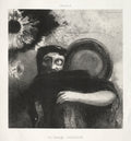 A Strange Juggler by Odilon Redon (French, 1840–1916) - Symbolist canvas print