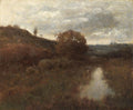 Autumn Landscape and Pool by Alexander H. Wyant (American, 1836–1892) - Classic Art canvas print