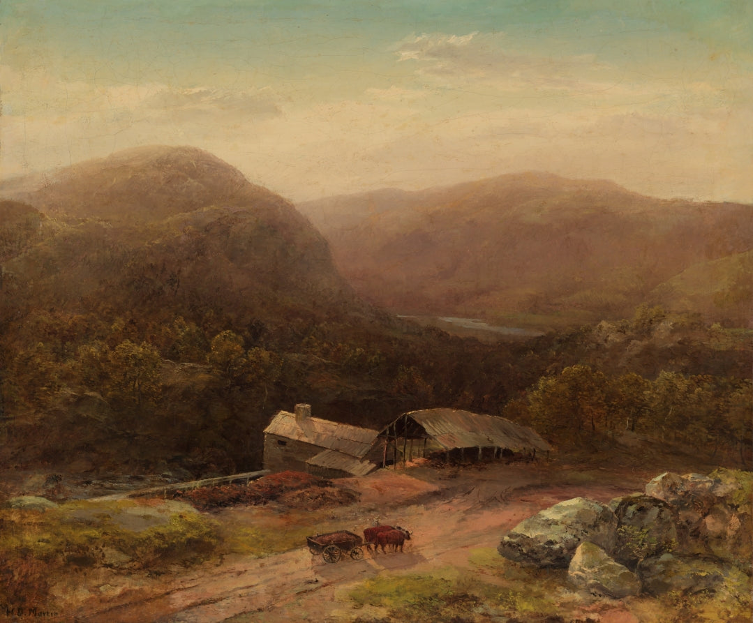 In the Housatonic Valley by Homer Dodge Martin (American, 1836–1897) - American Realist canvas print