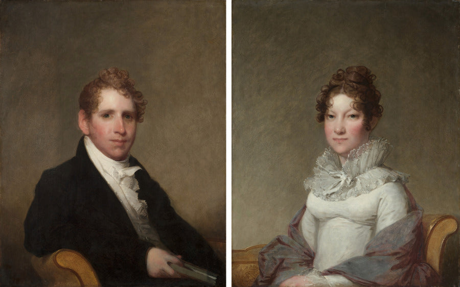 Dr. James Stuart Mary Campbell Stuart by Gilbert Stuart (American, born The Thirteen Colonies, 1755–1828) - Classic Art canvas print
