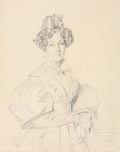 Madame Dsir Raoul-Rochette by Jean-Auguste-Dominique Ingres (French, 1780–1867) - Classic Art canvas print