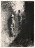 He Raises the Bronze Urn by Odilon Redon (French, 1840–1916) - Symbolist canvas print