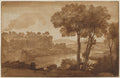 View of the Acqua Acetosa recto by Claude Lorrain (French, 1604–1682) - Classic Art canvas print