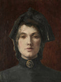 Head of a Girl by  - Classic Art canvas print
