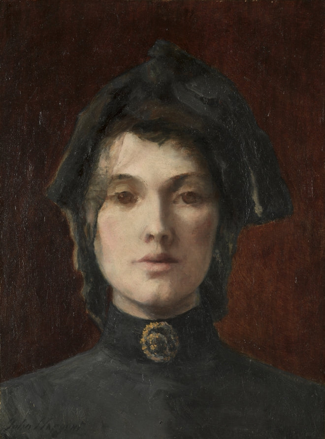 Head of a Girl by  - Classic Art canvas print