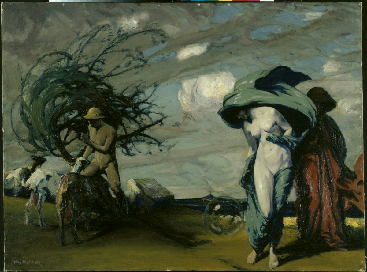 Wisdom and Destiny by Henry Keller (American, born Germany, 1869–1949) - Classic Art canvas print